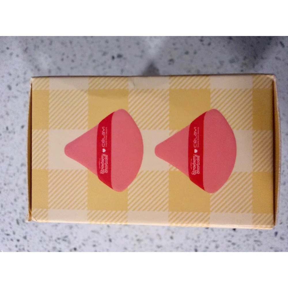 Strawberry Shortcake x Celavi Makeup Blender & Puff Set 4pc Pink New SS46542R1